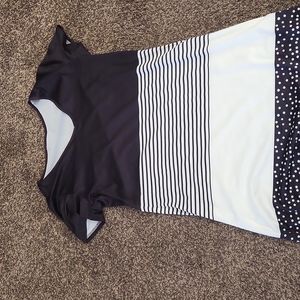 Black and white dress